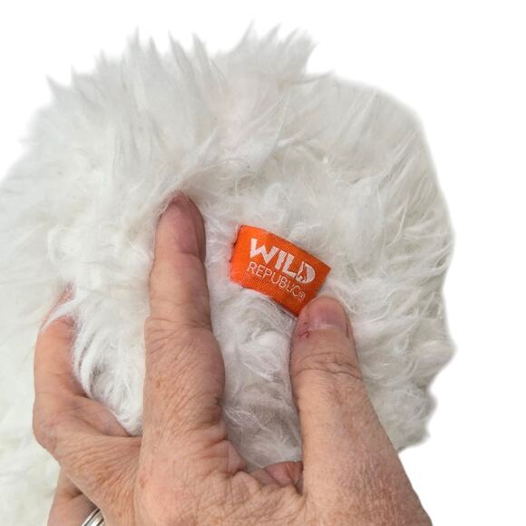 Wild Republic White Llama Sitting Zoo Realistic Stuffed Animal Plush Toy 12" - Picture 8 of 8